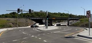 Diverging Diamond Intersection at 470 and View high Drive.